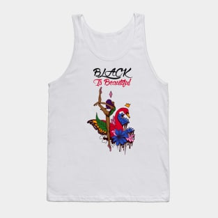 Multicolored Dancing Beauty - Black Is Beautiful Tank Top